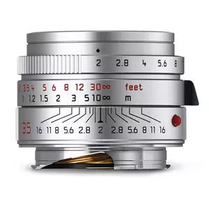 SUMMICRON-M 35 f/2 ASPH., silver anodized finish