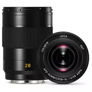 APO-SUMMICRON-SL 28 f/2 ASPH., black anodized finish
