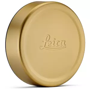 Lens cap Q, E49, brass, blasted finish