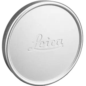 Front Lens Cap for M 28 f/5.6, silver chrome finish