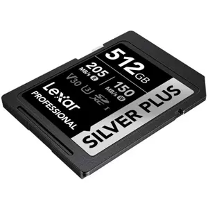 LEXAR SD512 150mbs V30 silver plus