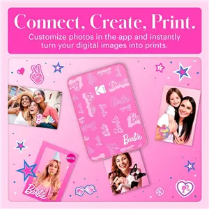 KODAK מדפסת תמונות מדגם Barbie ורוד