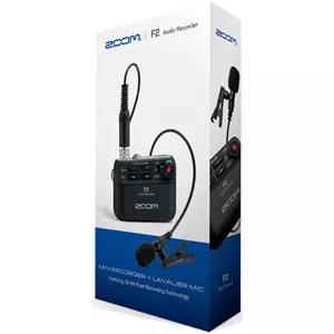 ZOOM F2 Bluetooth Field Recorder with Lavalier Micr.