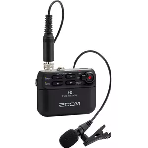 ZOOM F2 Bluetooth Field Recorder with Lavalier Micr.