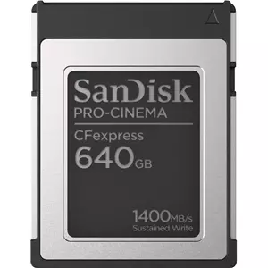 Sandisk CFexpress 640G 1400mbs Type B Pro-Cinema