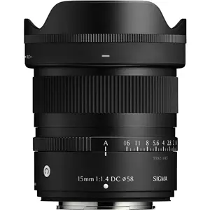 עדשה סיגמא Sigma 15mm f/1.4 DC Contemporary Lens for Fujifilm X