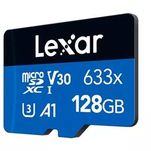 Lexar Blue Plus 128GB microSDXC 633x UHS-I Card