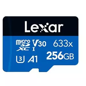 Lexar Blue Plus 256GB microSDXC 633x UHS-I Card