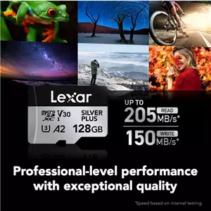Lexar Professional SILVER PLUS 256GB microSDXC UHS-I Card