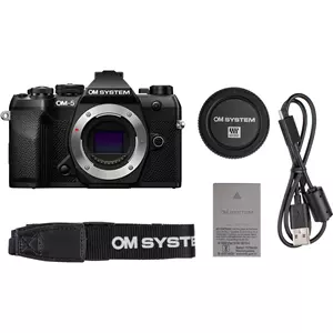 מצלמה חסרת מראה אולימפוס Olympus OM-5 II + 12-45mm F4 Pro Black