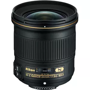 Nikon Lens Af-S Nikkor 24mm F/1.8g Ed  עדשה ניקון - יבואן רשמי