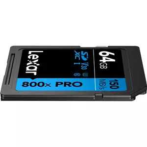 LEXAR SD64GB 800x 150mbs Pro SDHC UHS-I