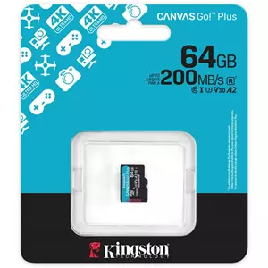 KINGSTON SD64micro GO! Plus 200mbs V30
