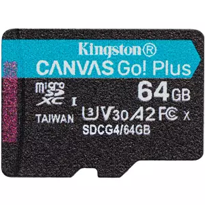 KINGSTON SD64micro GO! Plus 200mbs V30