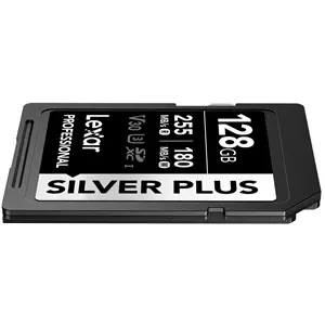 LEXAR SD128 180mbs V30 silver plus