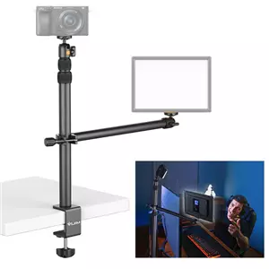 VIJIM LS02 Camera Desk Mount with Auxiliary Accessory Arm