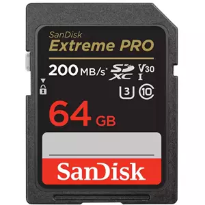 Sandisk 64gb Extreme Pro SDXC 200mb/S